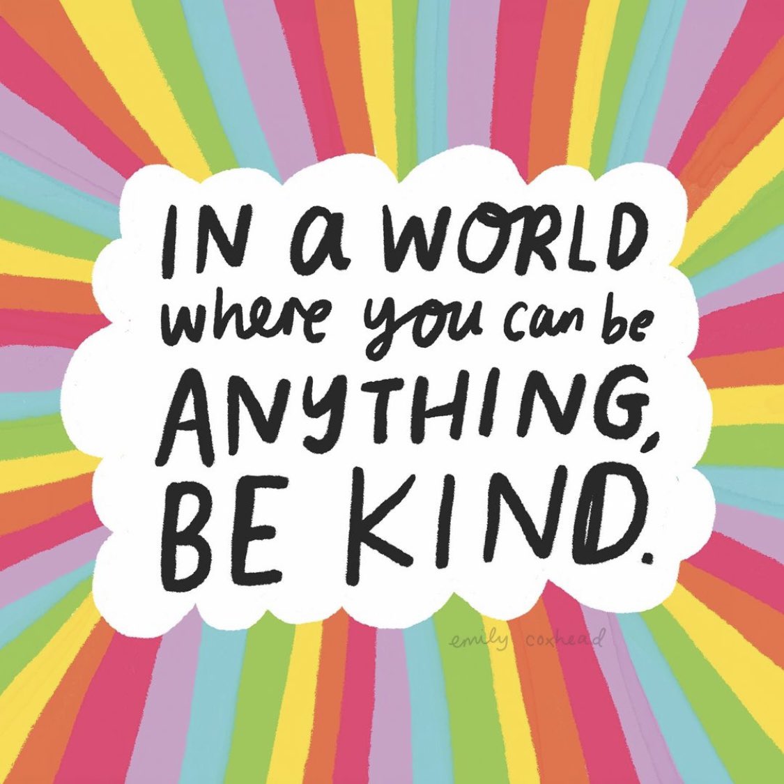 Action for Happiness (@actionhappiness) on Twitter photo In a world where you can be anything, be kind
Image: <a href="/emilycoxhead/">Emily Coxhead</a> <a href="/HappyNewspaper_/">The Happy Newspaper</a> In a world where you can be anything, be kind
Image: <a href="/emilycoxhead/">Emily Coxhead</a> <a href="/HappyNewspaper_/">The Happy Newspaper</a>