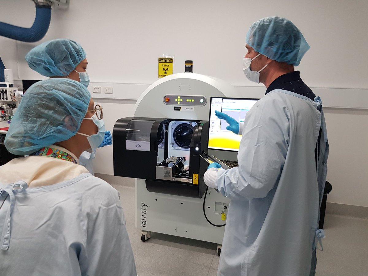 DrSusanHua's tweet photo. Excited to see the Quantum GX3 microCT system installed &amp; ready to use at @Uni_Newcastle. This state of the art preclinical imaging equipment is the first in Australia. Thank you to @arc_gov_au for supporting our LIEF grant &amp; @RevvityInc for the comprehensive training 🎉🎉 https://t.co/U6qatSdYwY