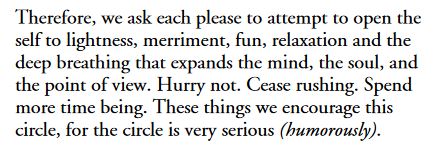 "It is wise to be the fool and to be foolish regularly, for there is truth, not just in the earnest and serious things of metaphysics, there is also much truth in the playful, the energetic, the fun."

bit.ly/3rbLic9
