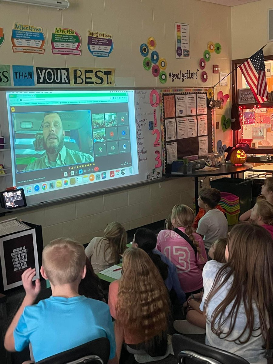 Beaver Area SD (@beaverareasd) on Twitter photo 4th graders met with Mr. Mason, an electrical line worker & discussed this career path. Ss learned that an electrician falls under the RIASEC “Realistic” code, which means they like to work with their hands and the outdoors while also solving problems. <a href="/PGHWorldofWork/">World of Work (Pittsburgh)</a> 4th graders met with Mr. Mason, an electrical line worker & discussed this career path. Ss learned that an electrician falls under the RIASEC “Realistic” code, which means they like to work with their hands and the outdoors while also solving problems. <a href="/PGHWorldofWork/">World of Work (Pittsburgh)</a>