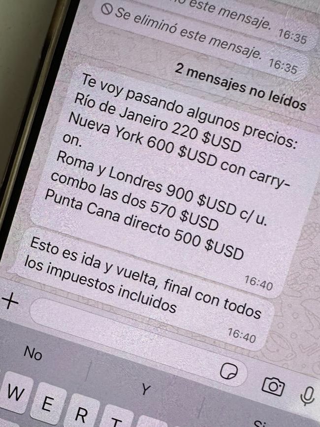 TurismoCity's tweet photo. Esto es vuelos ida y vuelta. Alojamiento y actividades se arregla aparte https://t.co/z9lyJWAYyY
