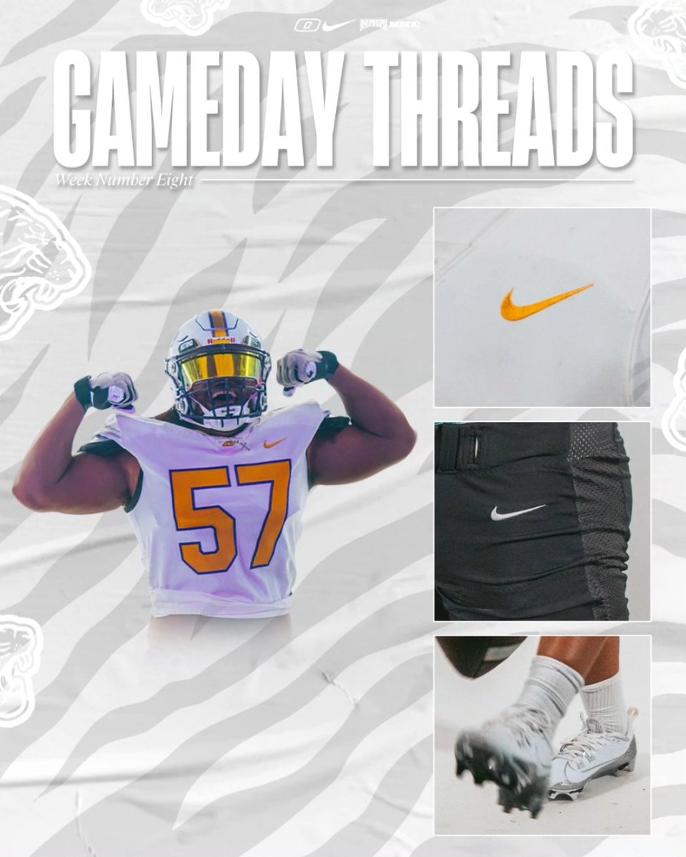 ONAZFootball's tweet photo. Week eight fit check ๐๐ช
-
#BEATJudson #HateAverageBeGREAT #WinTheWest #FearTheStreak #TheTigerWay #R837 https://t.co/tpCtfADqlD