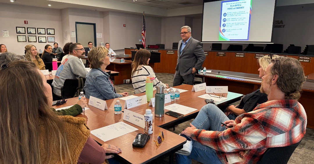 nmusd's tweet photo. #whereiswes has been busy hosting Superintendent Advisory Council meetings to hear from parents, classified and certificated staff, and students about our district's priorities, achievements, and areas for improvement. Thank you to everyone who participated!. #NMUSD https://t.co/htpURCkguv