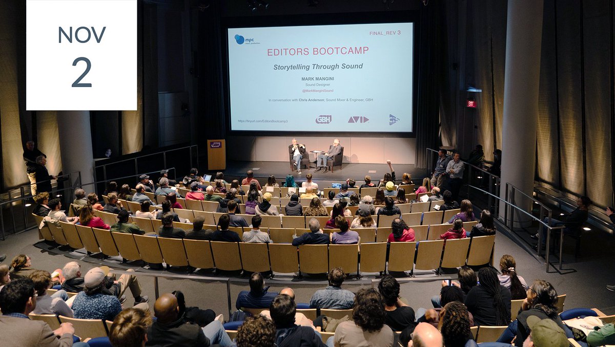 Editors Bootcamp is almost here!

🗓️ Sat, Nov 2nd at <a href="/GBH/">GBH</a>  Boston

Dive into freelancing tips, finishing techniques, AI in editing, and an Oscar-winning panel. Plus, network with pros and enter exciting giveaways!

Register early! massprodcoalition.org/event-list/202…
