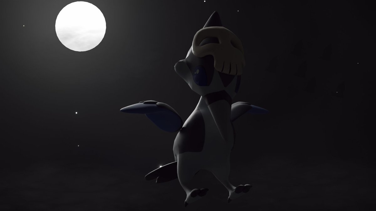 PEtherials's tweet photo. It's the Halloween night, a strange presence catches your attention. What could it be? A bird? No, a **Morbird!**

This Air/Spirit type Etherial is known to appear near human settlements in Etalion, feeding on scraps humans leave behind.

Happy Halloween! 🎃🍬 https://t.co/FyKcREsNcE