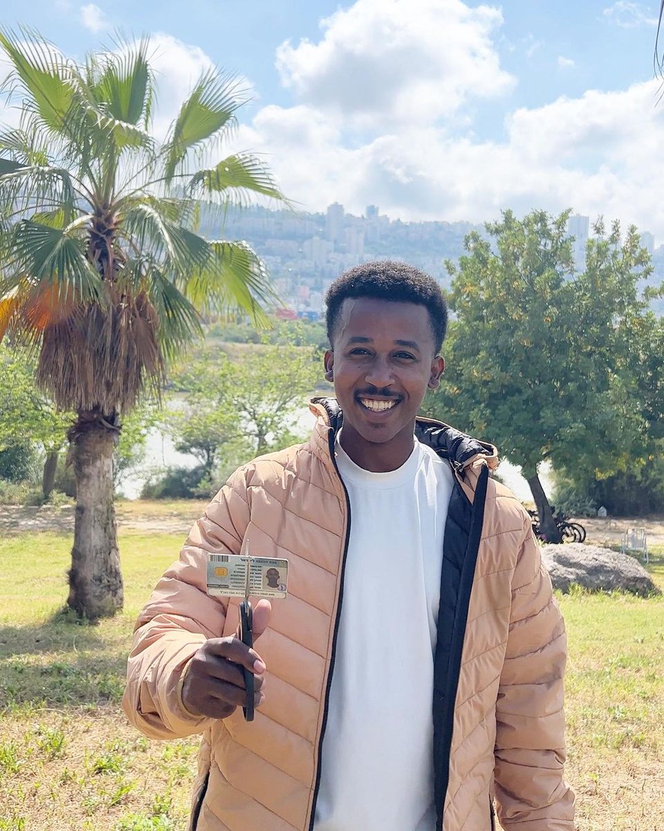 trackingisrael's tweet photo. In an online post, Wondmagen celebrated the completion of his reserve duty and returned to Ethiopia. https://t.co/NhJjq6F4MM