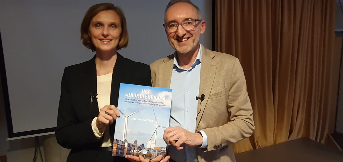 Vandaag lancering van Het Windmolendrama: : nieuwe toeslagenaffaire dreigt door bouw industriële windturbines. Elze van Hamelen presenteerde haar rapport en <a href="/henkvermeer/">Henk Vermeer</a> van <a href="/BoerBurgerB/">BBB BoerBurgerBeweging 🍀🍀🍀</a> nam het eerste exemplaar in ontvangst en gaf een uitgebreide reactie. <a href="/mariannezw/">Marianne Zwagerman 💟☮️</a> deed