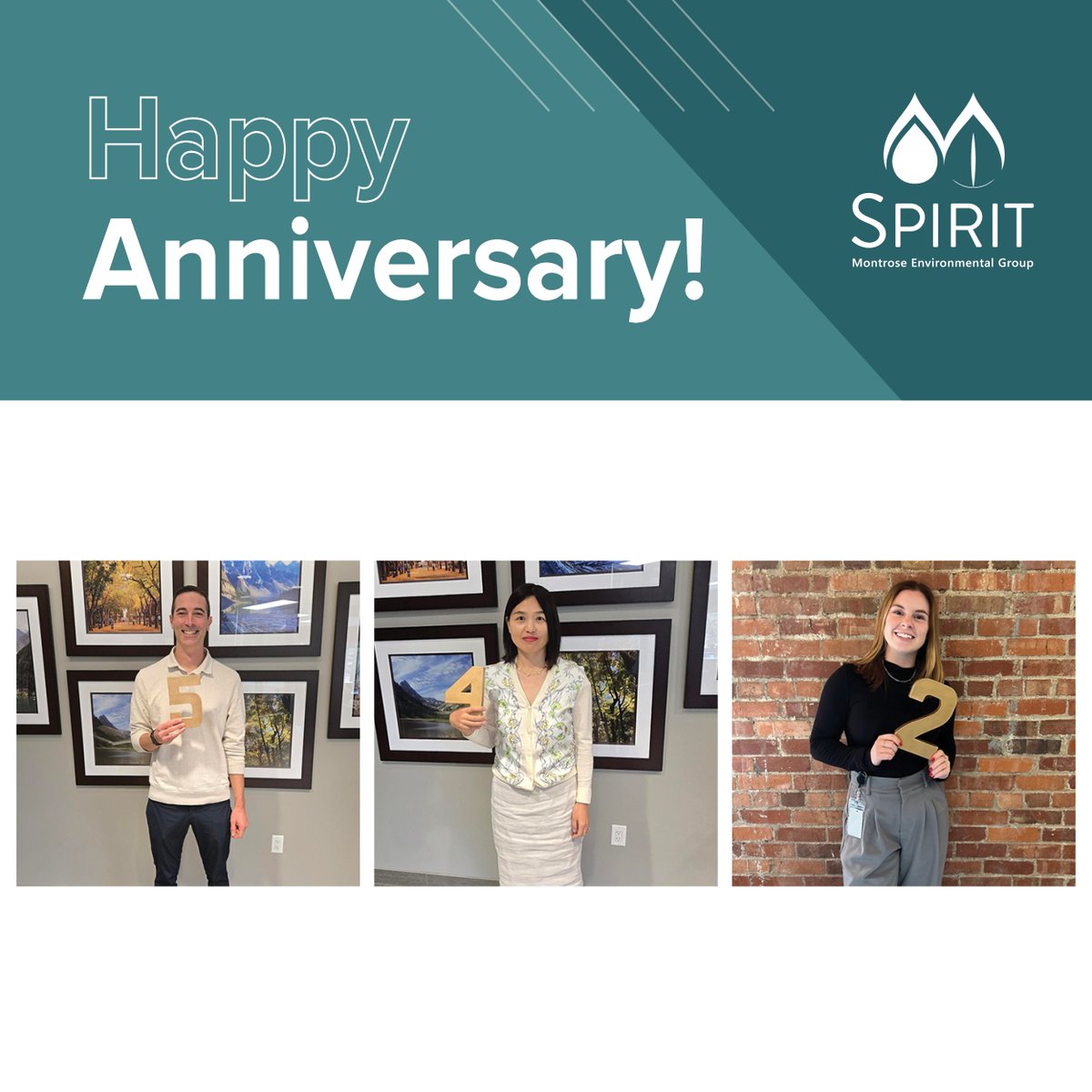 SpiritEnv's tweet photo. 🎃 What a BOO-tiful team we have to celebrate this October! 🕸️ Andrew, Megan, and Beth are an absolute TREAT to work with, and we can’t wait to see what other TRICKS they have up their sleeves. Join us in sending SPIRITED wishes their way for their work anniversaries—cheers to many more years of SPOOK-tacular success! 👻✨
https://t.co/YEtmkwbd7I
#EnvironmentalConsultants #Spooky #Anniversaries #October
