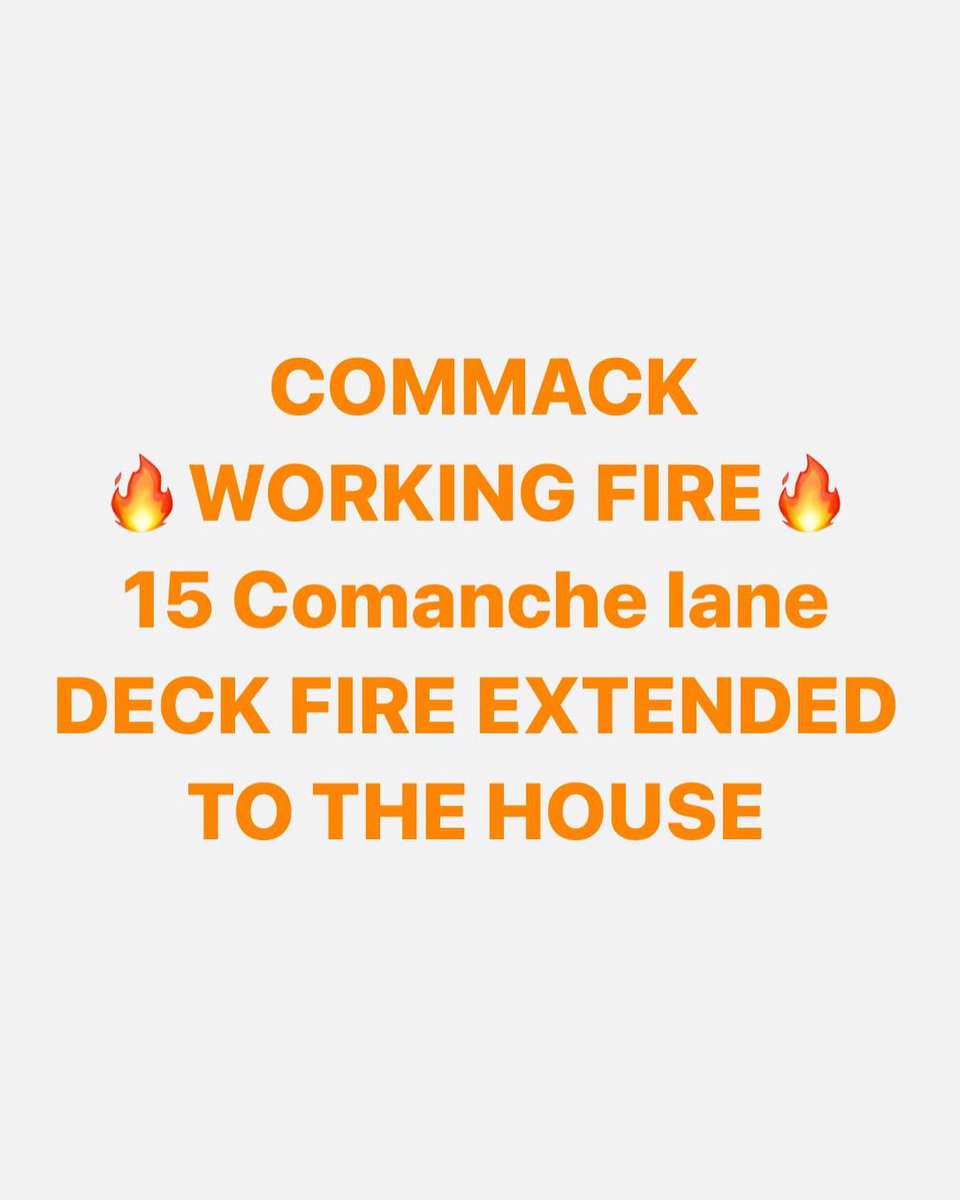 LIFireBuff's tweet photo. #longisland #ny #workingfire #commackny https://t.co/s2eu2t3nvB