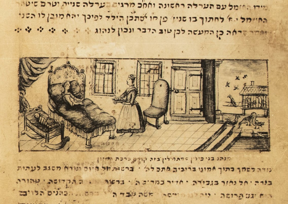 SO MANY women in this Mila book: The mom recovering, women at the mila, even at the seuda: genazym.com/auction/623-th…
h/t <a href="/jordanrkatz/">Jordan Katz</a>