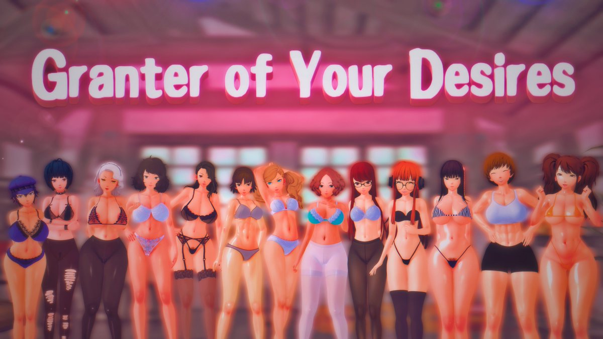 New release, Granter of Your Desires R v0.19:
maxcoffee.itch.io/granter-of-you…

Full version also avaliable on patreon: 

patreon.com/MaxCoffee   

and subscribestar: 

subscribestar.adult/maxcoffee 

#nsfwgame #3DCG #visualnovel #nsfwgaming #adultgames #indiegame #Persona #Persona5