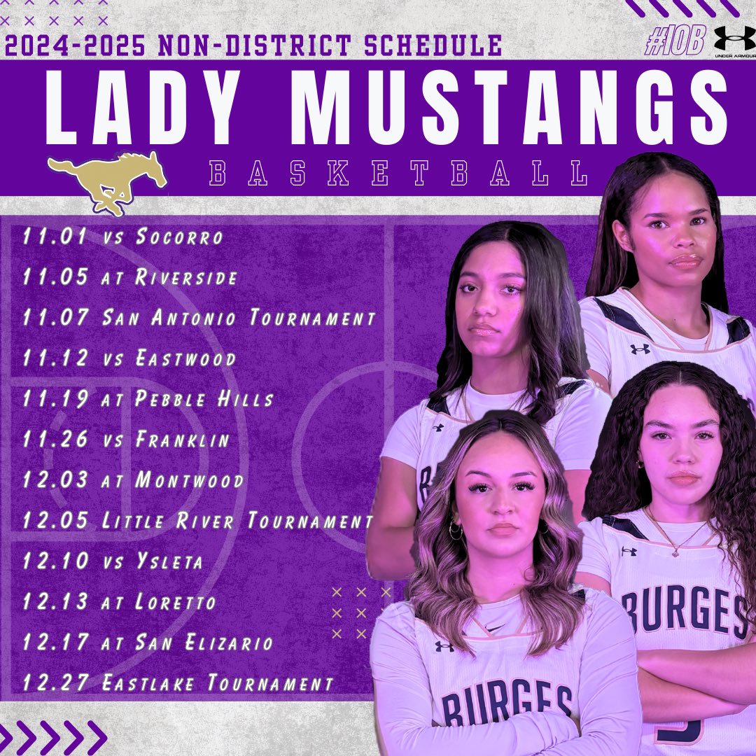 Burges Lady Mustangs BB (@burgesgbb) on Twitter photo Burges Lady Mustangs 2024-2025 Non-District Schedule! Makes sure to come out and support!! #IOB <a href="/Burges_Mustangs/">Burges_Mustangs</a> <a href="/EPISDathletics/">EPISD ATHLETICS</a> <a href="/jason_yturralde/">Jason Yturralde</a> Burges Lady Mustangs 2024-2025 Non-District Schedule! Makes sure to come out and support!! #IOB <a href="/Burges_Mustangs/">Burges_Mustangs</a> <a href="/EPISDathletics/">EPISD ATHLETICS</a> <a href="/jason_yturralde/">Jason Yturralde</a>