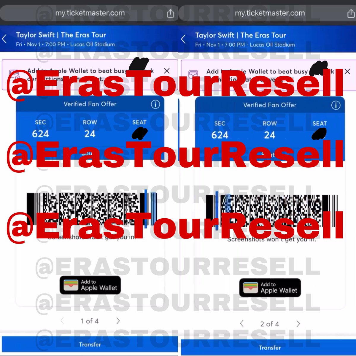 Eras Tour Resell tweet media