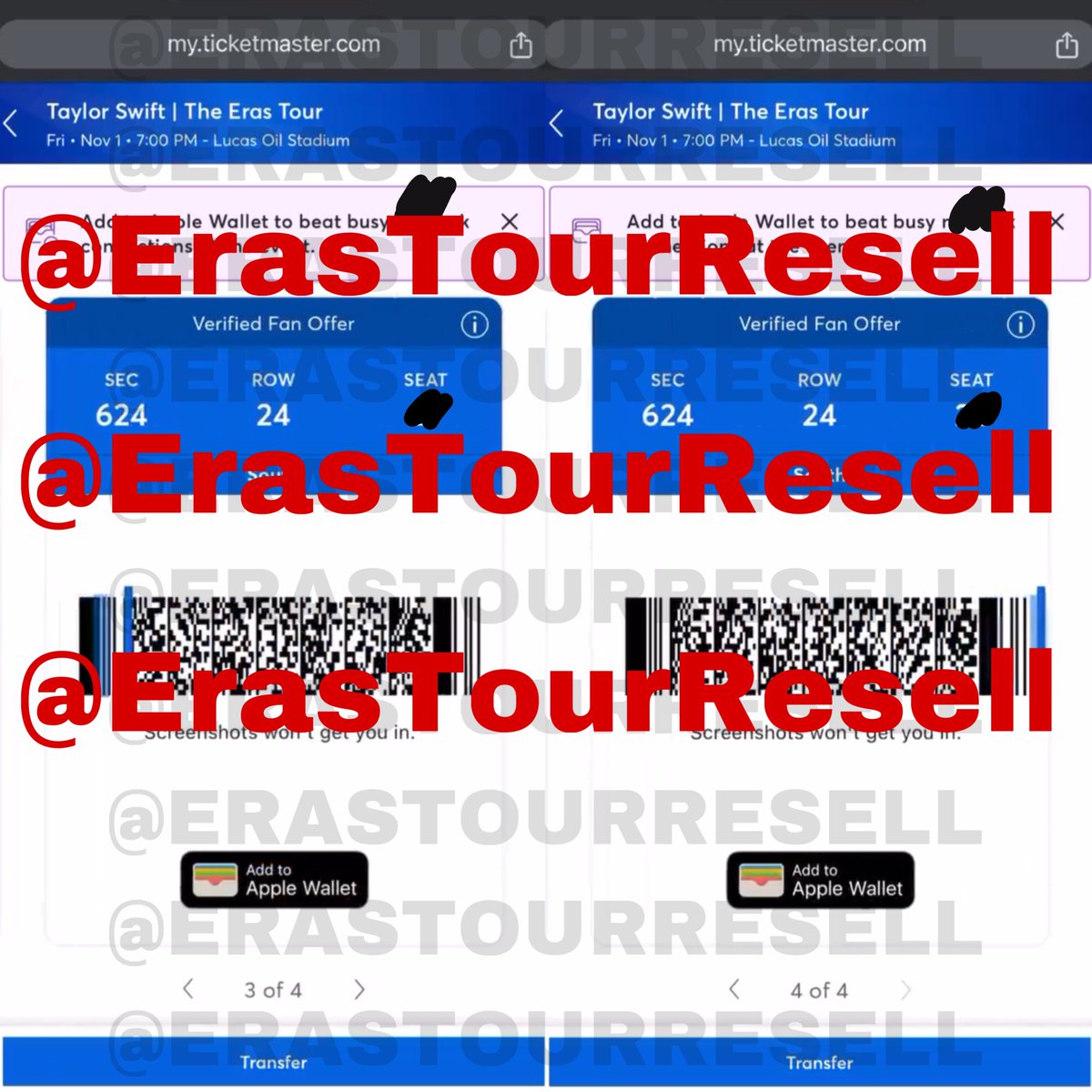 Eras Tour Resell tweet media