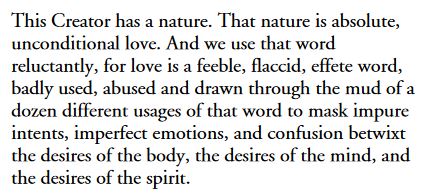 "If you can imagine a Thought that has the power to create the universe, then in your imagination you have seen love in its full meaning."

bit.ly/3SBTWfK