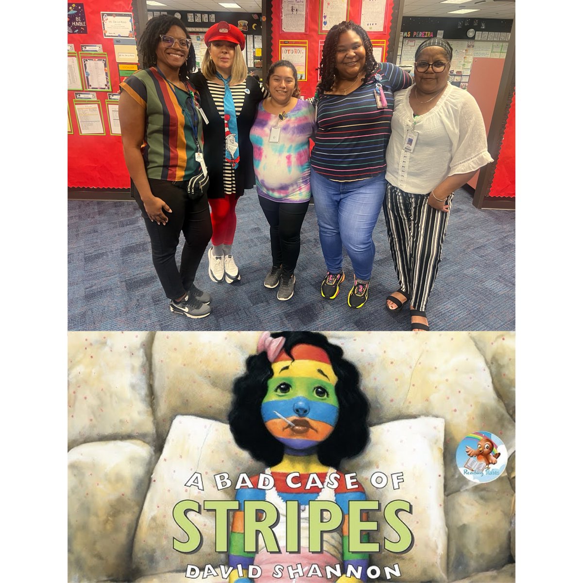 boonelementary's tweet photo. Our teachers dressed as their favorite book characters for Boone Halloween Theme, Read Day!!!
Were they spot on?
Alief Independent School District
#readday
#AliefProud
#boonebears https://t.co/5CtXMbIGTJ