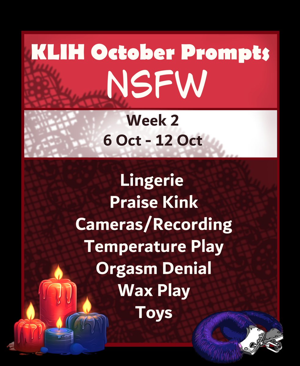 KlanceHub's tweet photo. 🍁Spooky October is almost over 🍁

Did you use any of the prompts to create something this season? 👻

Here is the full set of both SFW and NSFW prompts! 🔥

✨Inspire your klance creativity by picking one or combining many - the sky is the limit! https://t.co/OHGstS4Scf