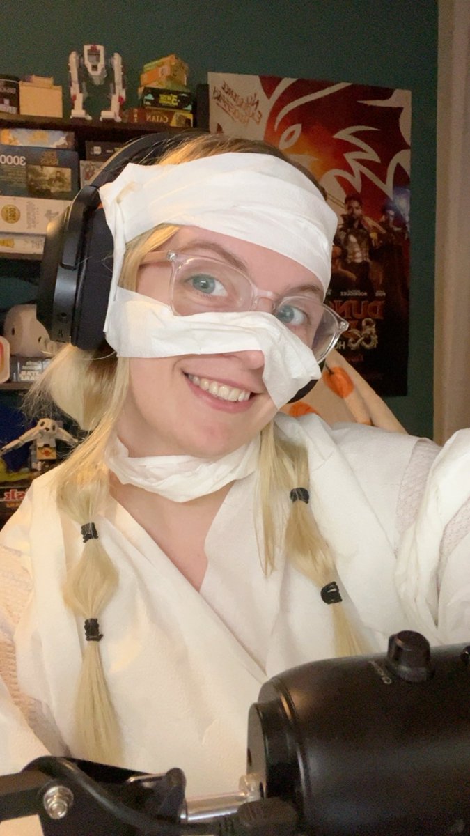 marthamaeuk's tweet photo. 👻 LIVE NOW 👻
🎃HAPPY HALLOWEEN🎃

Dressed as a Mummy, ready to play some Power Wash Simulator!!

Come and join us at https://t.co/cWXzdGz1cj 👻🎃💛 https://t.co/wjfeUCGUWh