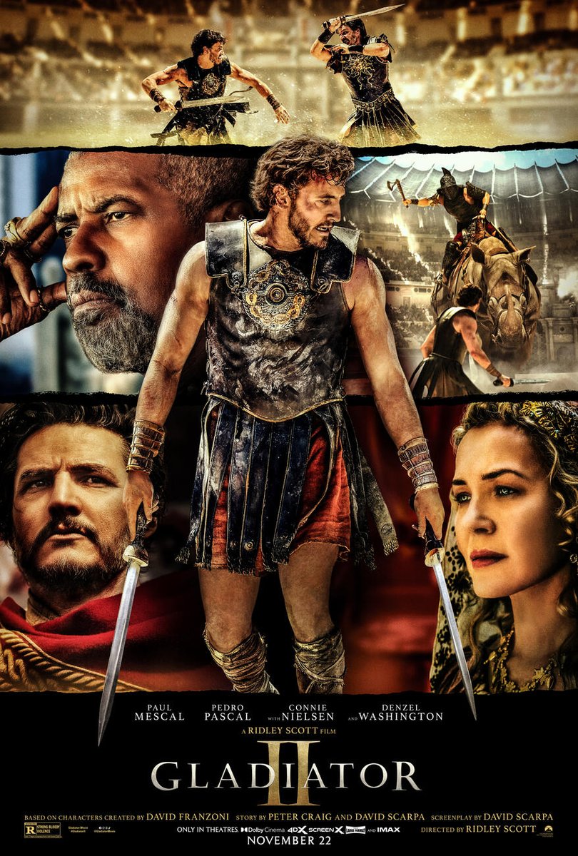 mrwillw's tweet photo. Enter for a chance to win passes to an Advance Screening of GLADIATOR II!

Details: https://t.co/Wtc32Wxxl7 https://t.co/JAZcZ9KnEd