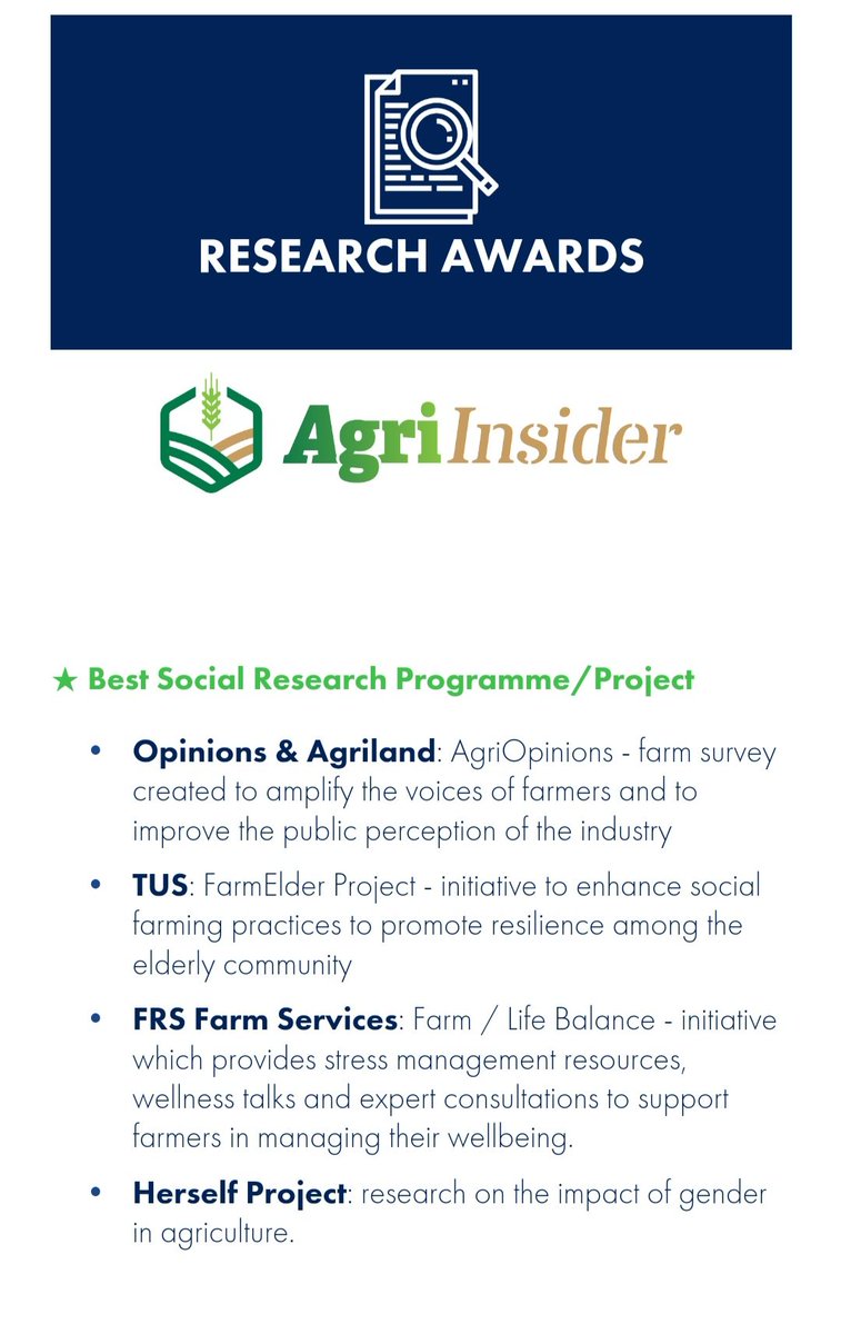 Martina Roche (@trionatrina) on Twitter photo Thrilled that the HER-SELF project on women in agriculture is a finalist in the Best Social Research Programme/Project category at <a href="/Better_Farming/">Better Farming Awards</a> Awards 2024. #womeninagriculture <a href="/MaynoothUni/">Maynooth University</a> <a href="/MTU_ie/">Munster Technological University</a> <a href="/teagasc/">Teagasc</a> <a href="/agriculture_ie/">Dept of Agriculture, Food and the Marine</a> <a href="/noirinmac/">Noirin MacNamara</a> <a href="/MaryAnneHurle13/">MaryAnne Hurley</a> <a href="/AineMW/">Áine Macken-Walsh</a> <a href="/WomensAgriGroup/">Women in Agriculture Stakeholders Group</a> Thrilled that the HER-SELF project on women in agriculture is a finalist in the Best Social Research Programme/Project category at <a href="/Better_Farming/">Better Farming Awards</a> Awards 2024. #womeninagriculture <a href="/MaynoothUni/">Maynooth University</a> <a href="/MTU_ie/">Munster Technological University</a> <a href="/teagasc/">Teagasc</a> <a href="/agriculture_ie/">Dept of Agriculture, Food and the Marine</a> <a href="/noirinmac/">Noirin MacNamara</a> <a href="/MaryAnneHurle13/">MaryAnne Hurley</a> <a href="/AineMW/">Áine Macken-Walsh</a> <a href="/WomensAgriGroup/">Women in Agriculture Stakeholders Group</a>