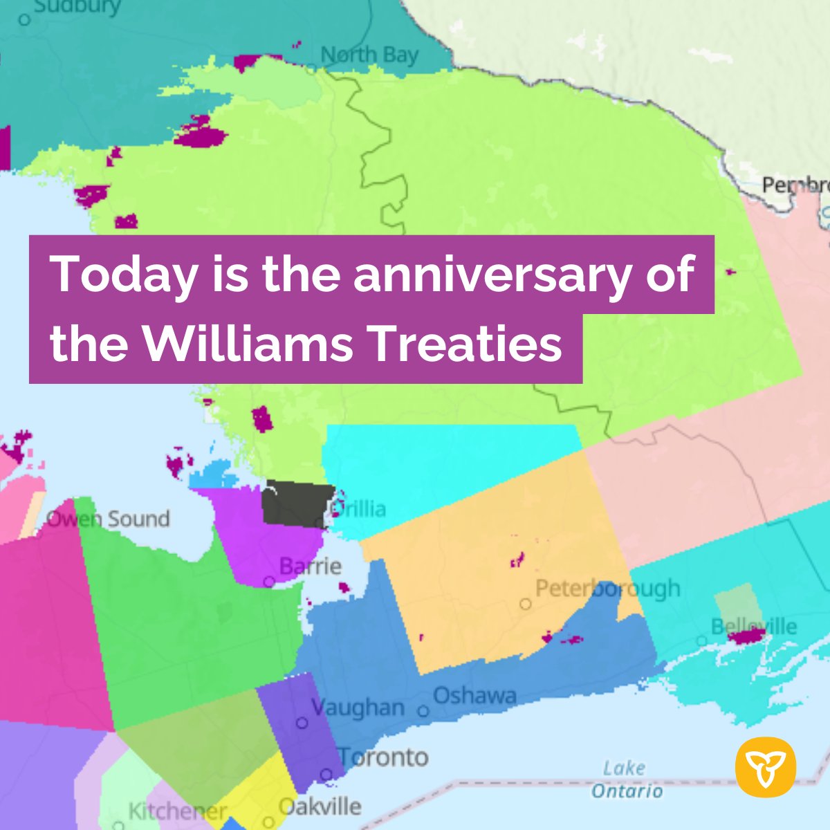 Today is the 101st anniversary of the Williams  Treaties, which include #Huntsville and #Bracebridge. 📅

The Williams Treaties were signed in two parts: on October 31 and November 15, 1923.

Learn more about this Treaty and others in your area: ontario.ca/page/map-ontar…
#TreatyON