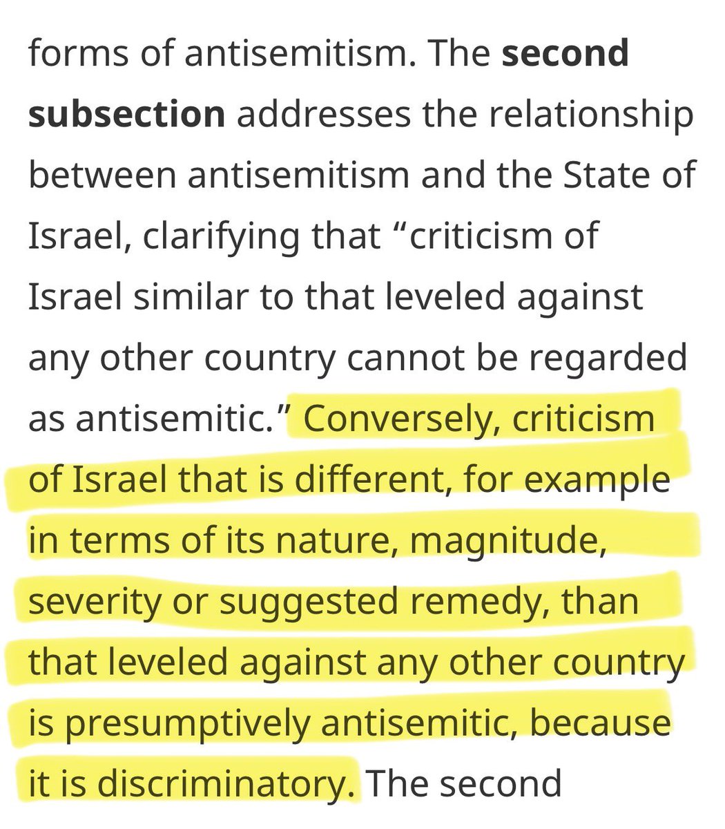 Really incredible stuff from the Waffen-SS clappers, who are now declaring that criticism of Israel that can’t be levelled against any other country is de jure antisemitic