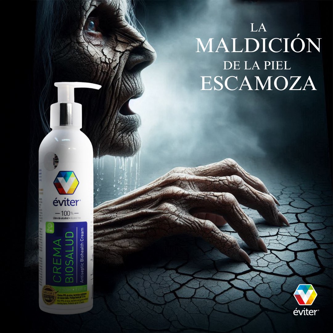 EviterMX's tweet photo. Olvídate de las historias de terror
con la crema Biosalud Eviter. 🤩🙌
Ayuda a eliminar el 99.99% de microorganismos patógenos de la piel o de heridas, su protección puede durar hasta 12 hrs y promueve una cicatrización más rápida. ✅ https://t.co/bEBFjCBiJA