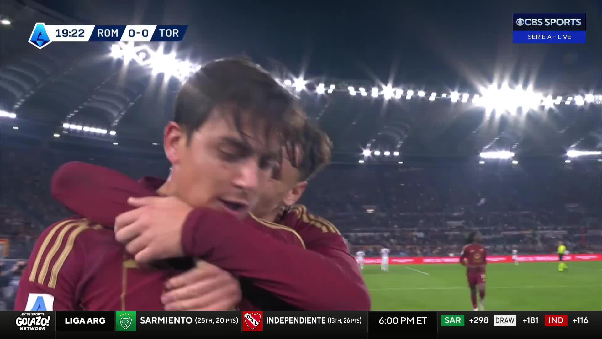 A calamity at the back for Torino and Paulo Dybala has his first open play goal of the season for Roma ⚽