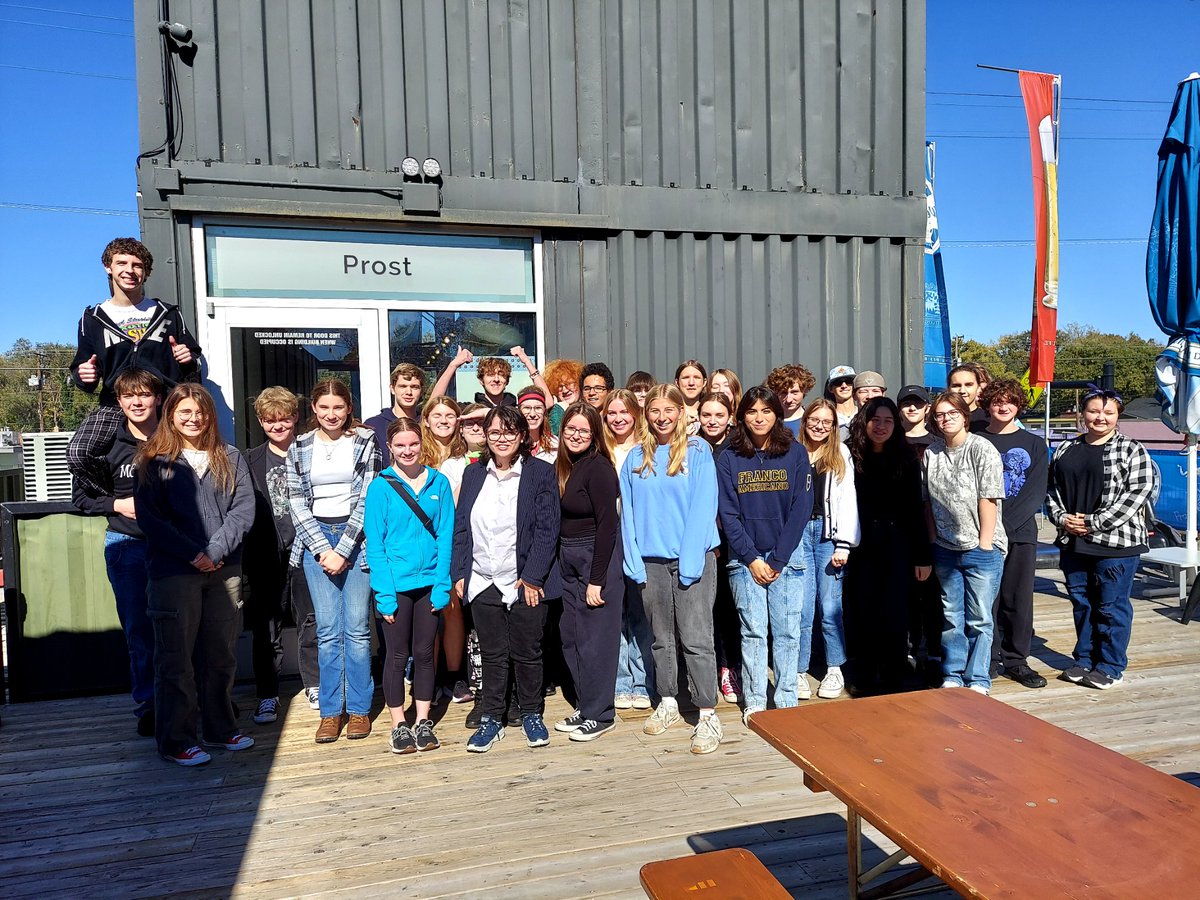Derby_Languages's tweet photo. DHS German students had a wonderful afternoon at the Prost Restaurant and Market in Wichita today! https://t.co/r3axCUjk6V