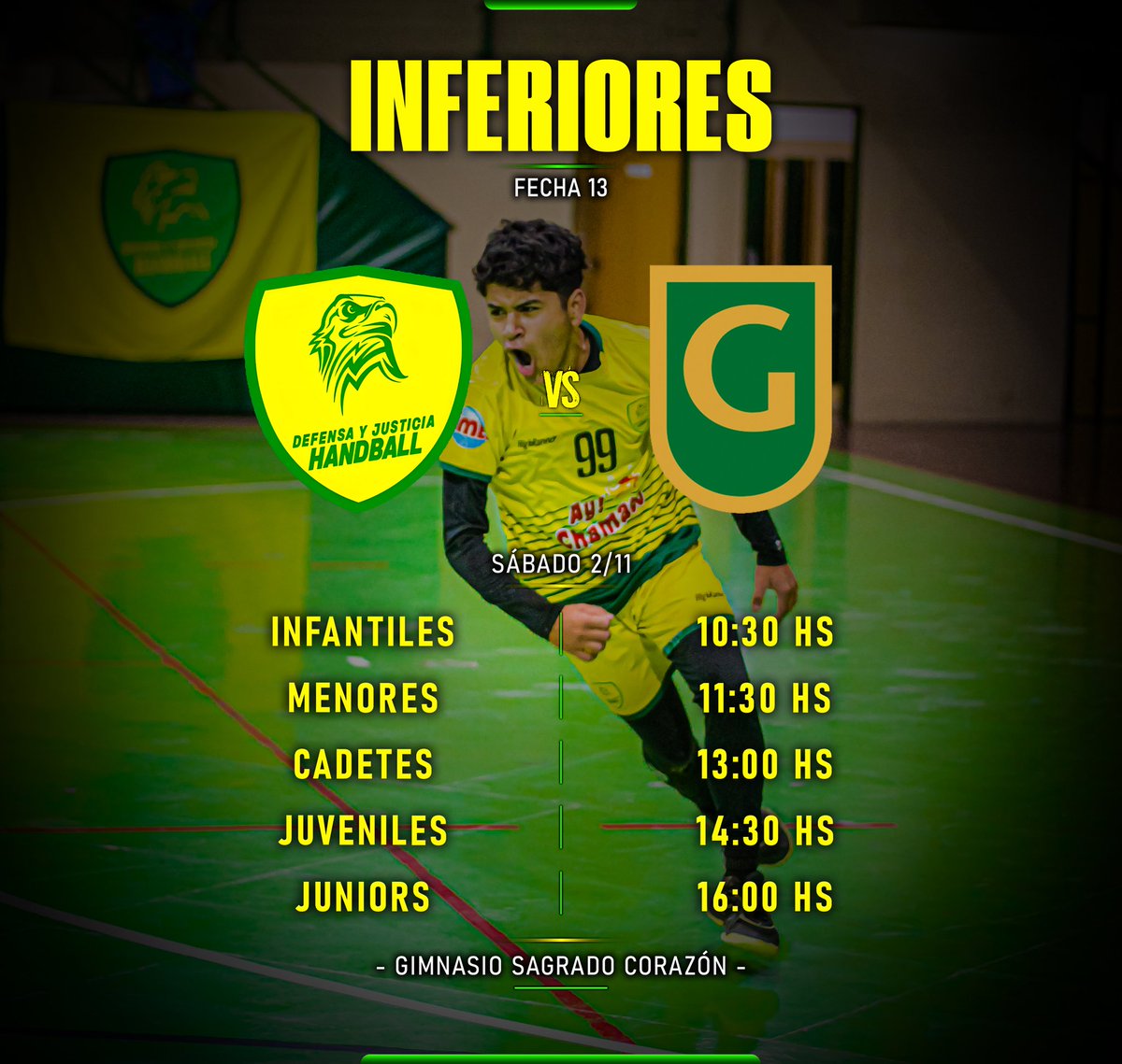 Club Defensa y Justicia Handball tweet media