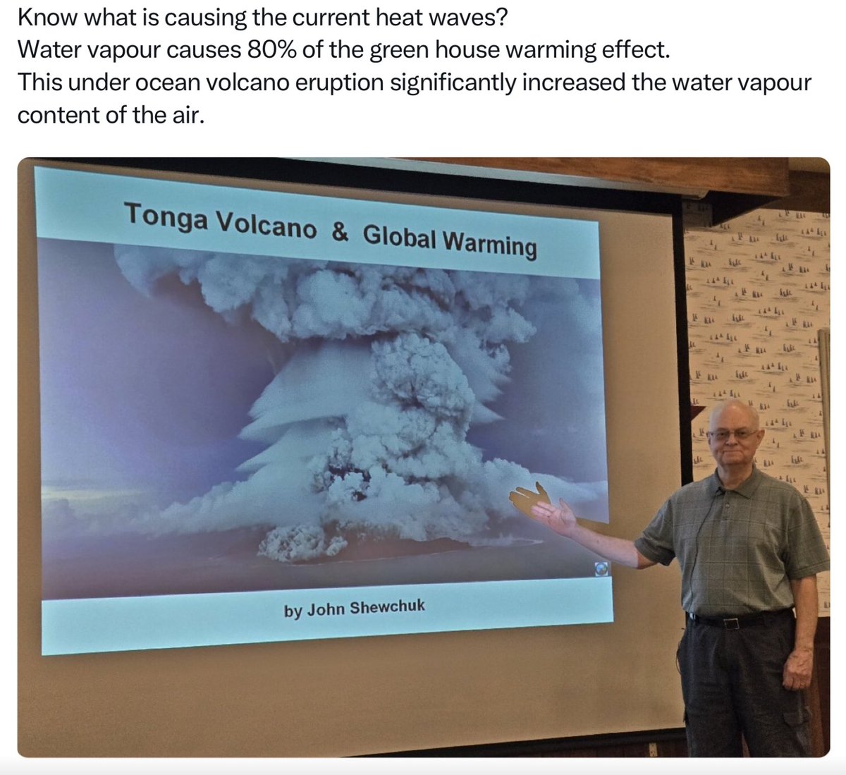 The Tonga volcano eruption  is the cause of the overall warm and wet weather event at the present.
Vast amounts of sea water were exploded way up into the stratosphere by the Tonga undersea volcano eruption.
This is causing increased outgoing LW radiation blocking by water vapour