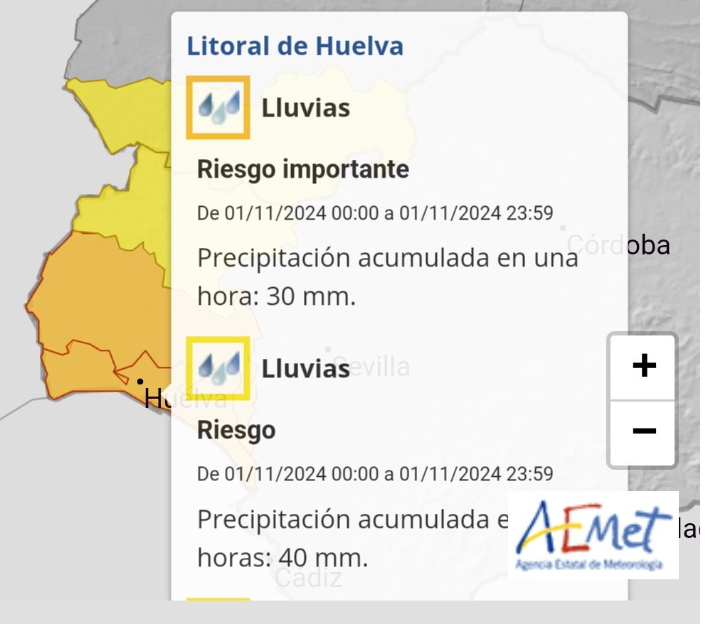 ¿Qué previsión tenemos para mañana en Huelva?

Pues seguimos bajo los efectos de la dana y nos irá enviando sucesivas líneas de precipitación a lo largo de la próxima madrugada y durante todo el día de mañana.

En teoría, las tormentas intensas son bastante más probables que hoy