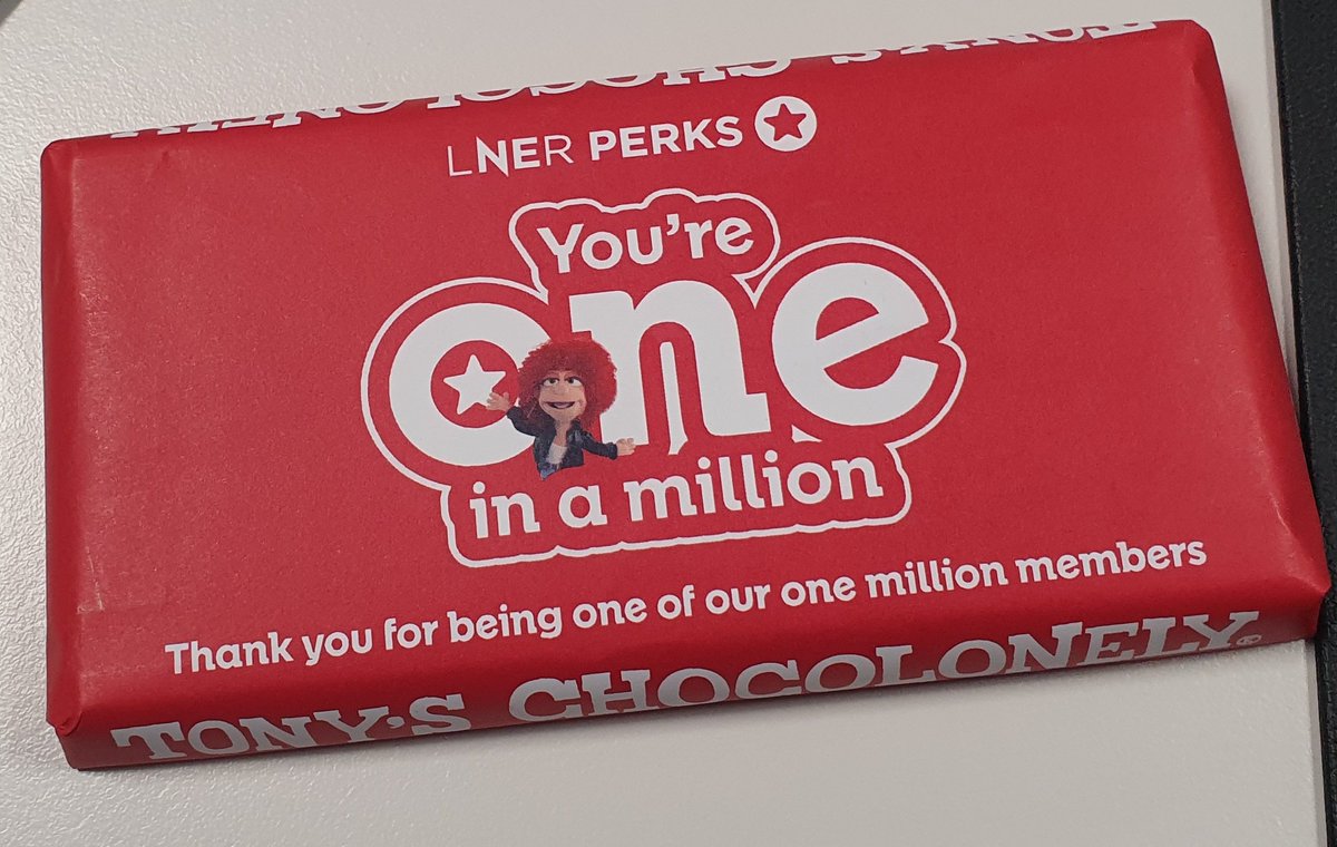 Bonus free chocolate from <a href="/LNER/">London North Eastern Railway</a> at York Station today. Who doesn't love free chocolate?