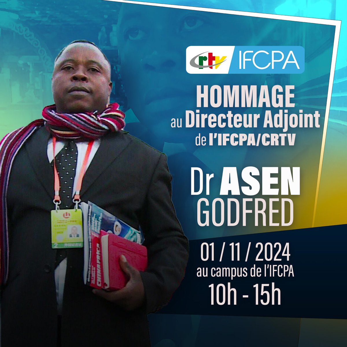 L’IFCPA organise une cérémonie d’hommage au Directeur Adjoint de l’IFCPA

Rest in peace Dr Asen 🙏🏾
#ifcpa_crtv