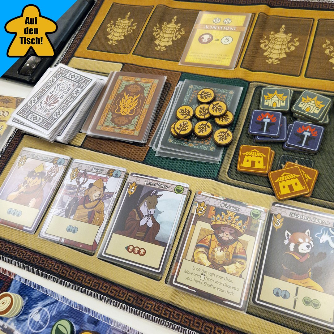 aufdentisch1's tweet photo. Auf den verschneiten Gipfeln der Welt wartet die Erleuchtung - zumindest in #Snowcrest. In Snowcrest leiten die Spielenden ihre Bergdörfer um an die begehrten Schriftrollen zu kommen, die für den Weg zur... [1/6]

#AufDenTisch #Brettspiele #Brettspiel #BoardGames @GrailGames https://t.co/xhnn4eNjzY
