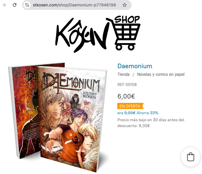 Para celebrar Halloween y la salida Silent Hill 2, se nos ha ocurrido ofreceros un descuen tito para DAEMONIUM, manga que dibujamos en 2007. Ahora que las nuevas generaciones estáis descubriendo SH, podréis ver en sus páginas lo viciadísimas que estábamos a la saga.🙈