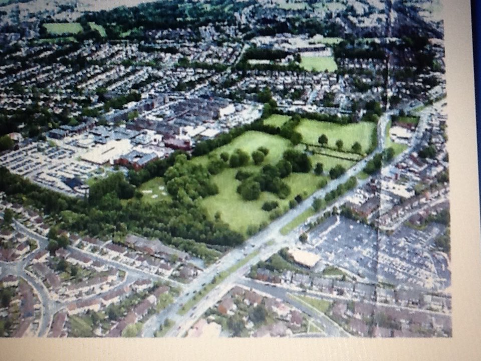 The original Springfield Park 3 full size football pitches 2 bowling greens. All promised back when hospital is complete ,never a mention of a housing complex 2012.LCC should be ashamed.