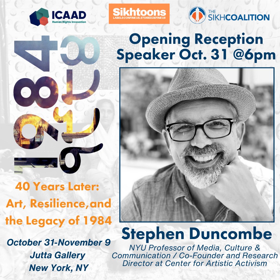 Join us tonight at Jutta Gallery (NYC) for the opening reception of “40 Years Later: Art, Resilience, and the Legacy of 1984” at 6-8pm  This special event will formally open the free exhibit which will run through November 9th. We hope to see you there!

icaad.ngo/2024/10/29/mul…