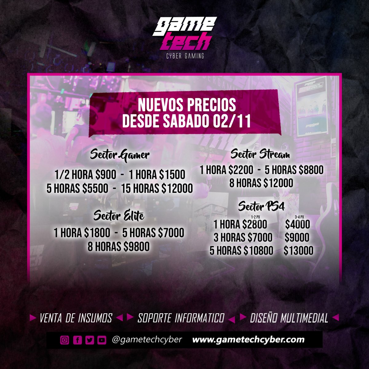 Desde éste Sábado estos serán los nuevos precios ❗❗

Abrimos TODOS los días, nos encontras en Solis esquina Avellaneda, frente al colegio IESS.