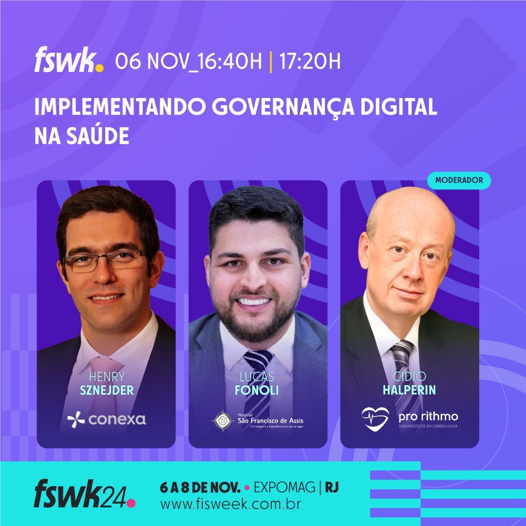 And the health #DigitalTransformation Journey goes on. Next week in #RiodeJaneiro for  fisweek.com.br.