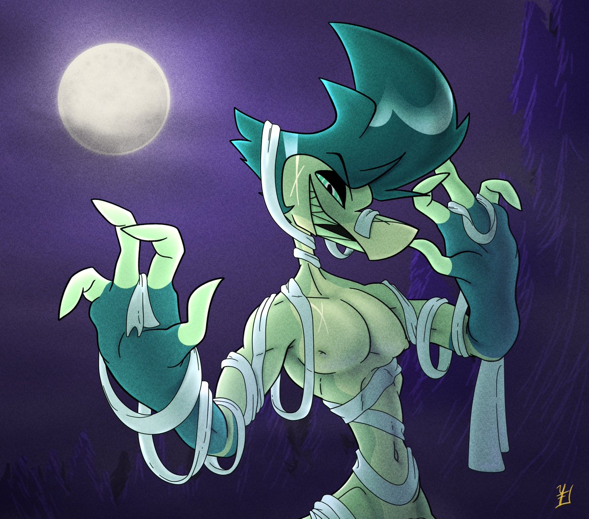 HiddenFurgr33n's tweet photo. "Hey there, sexy... trick or treat, whatcha gettin'?"

Happy Halloween everyone! 

#HelluvaBoss #Chaz #ChazHelluvaBoss #HelluvaBossFanart #ChazThurman #ChazwickThurman #Halloween https://t.co/7gWyD8ukVU