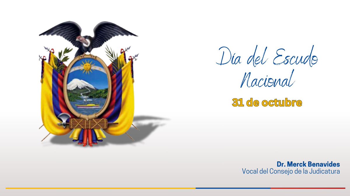 ¡Hoy más que nunca, recordemos y celebremos nuestra identidad nacional! 🦅🇪🇨 #DíaDelEscudo #Ecuador