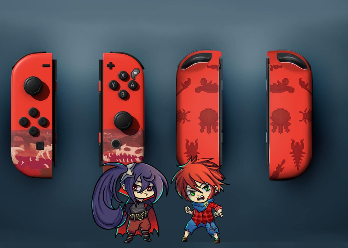 Happy Spooky Day <a href="/Terraria_Logic/">Terraria🌳</a> fans! Crimson is now live at the link below! Since it's Halloween,  every order placed today will come with a treat...or a trick...muwahaha (cough) ahem. Gear up. Scare on. elitegaminggear.com/product/terrar…