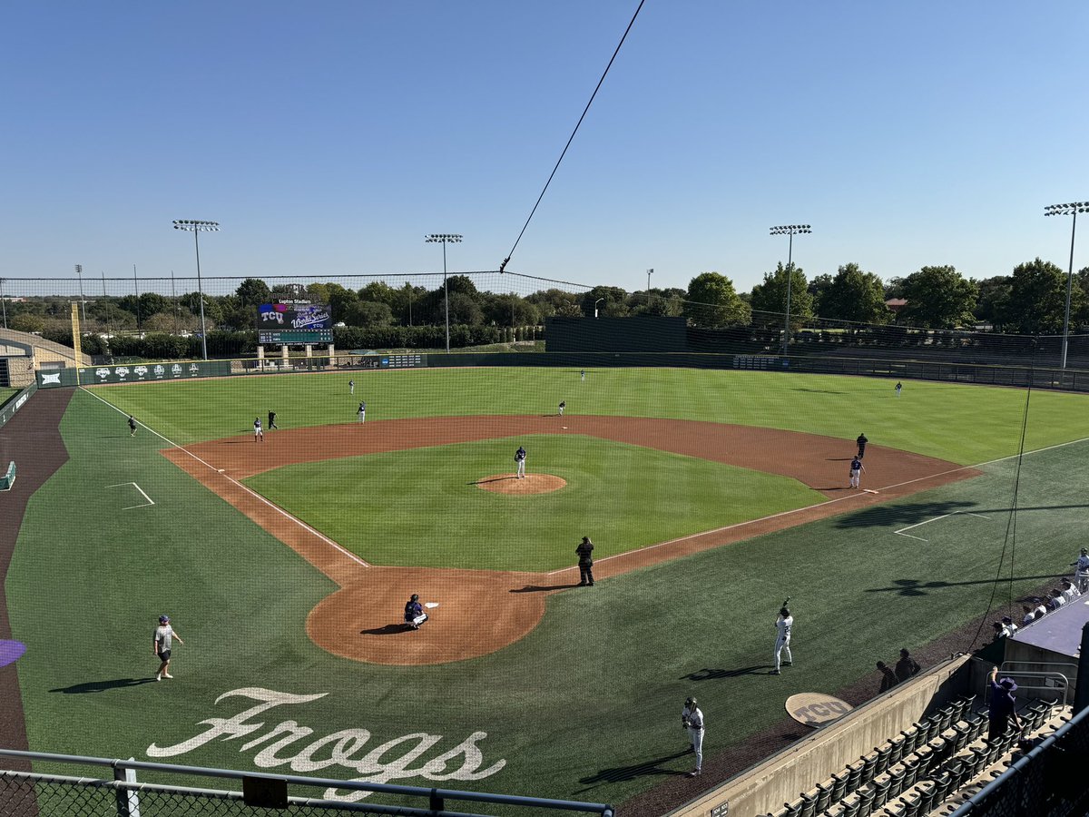 Matt Guinn (@mattguinn34) on Twitter photo Finally got some fall weather and a kiss of rain. Last couple of full squad days. <a href="/TCUFIELDCREW/">TCU Groundscrew</a> Finally got some fall weather and a kiss of rain. Last couple of full squad days. <a href="/TCUFIELDCREW/">TCU Groundscrew</a>