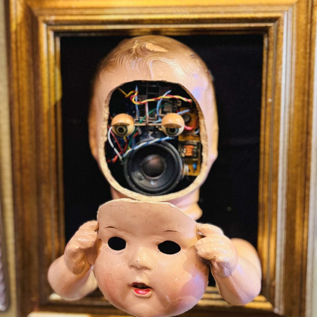 YesDigitalWorks's tweet image. Some things are better left behind the mask… unless it’s Halloween! 🎃👻 

#CreepyFind #HappyHalloween from @YesDigitalWorks