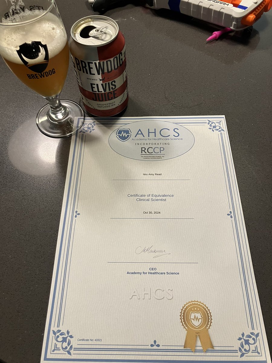 Amy Read (@amyreadmicro) on Twitter photo Well done me! Celebrating obtaining Clinical Scientist Equivalence. Another step along the HSST road!  Minimum 23 months to go! Excuse the nerf gun- I live with 3 boys! Well done me! Celebrating obtaining Clinical Scientist Equivalence. Another step along the HSST road!  Minimum 23 months to go! Excuse the nerf gun- I live with 3 boys!