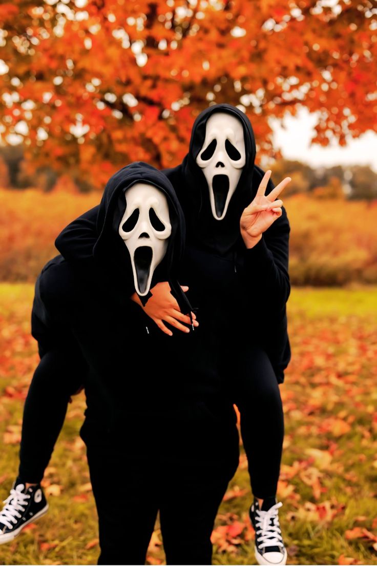 Twin &amp; I for Halloween.