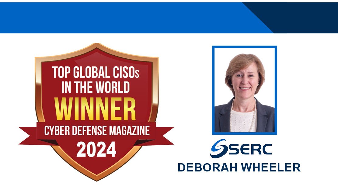 SERCReliability's tweet photo. Congratulations to Deborah Wheeler, @SERCReliabilty’s  Board Director &amp; Chair of SERC’s Risk Committee, on being named Cybersecurity Magazine’s 2024 Top Global CISO! This prestigious recognition highlights her outstanding leadership &amp; commitment to cybersecurity excellence. https://t.co/dczIEN5MD5