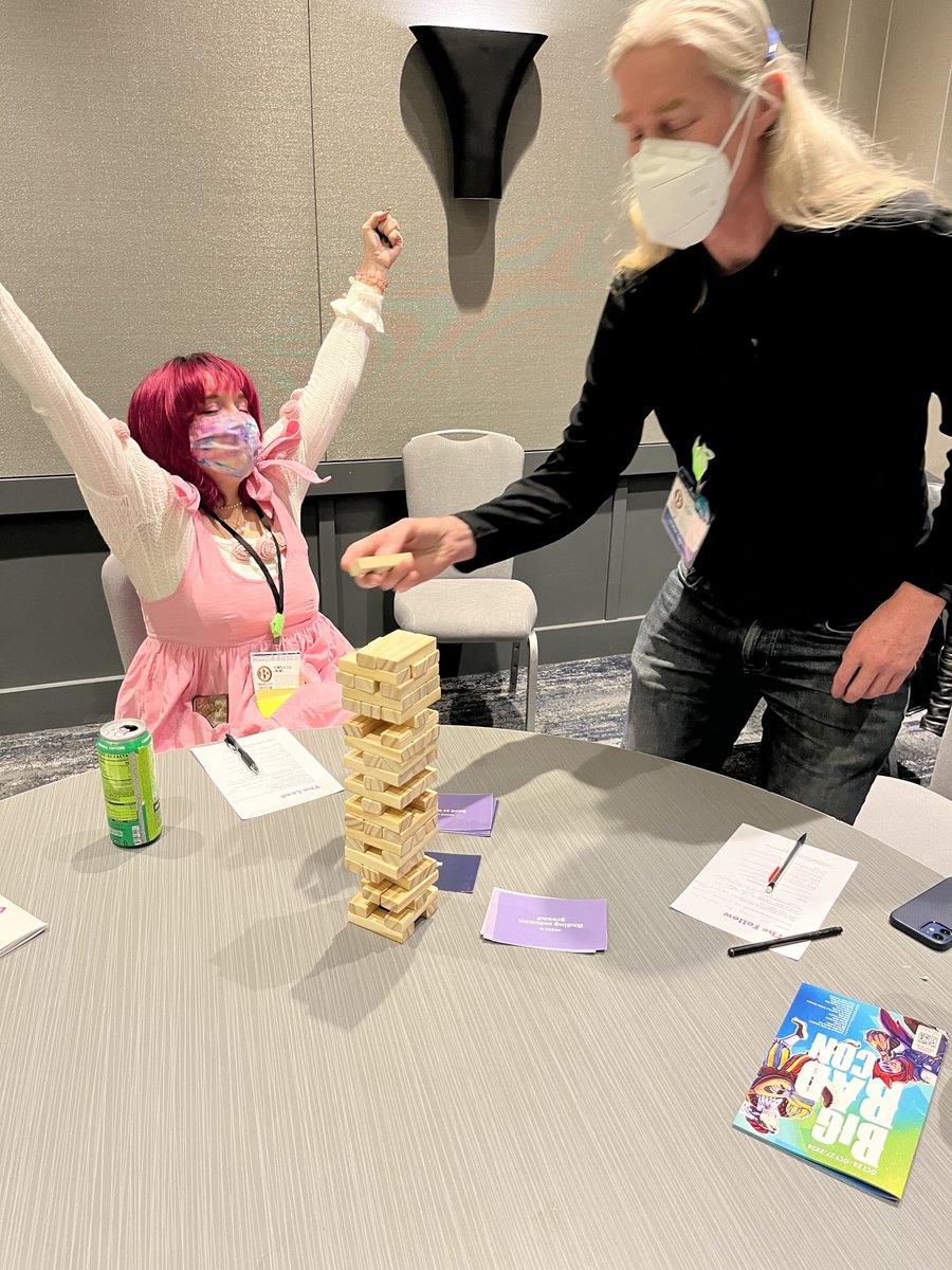 jerichorose.bsky.social (@jerichor0se) on Twitter photo Playing Star Crossed (<a href="/bullypulpit_hq/">Bully Pulpit Games</a> / <a href="/muscularpikachu/">Alex Roberts</a>) really brings out pure anxiety and joyous triumph hahaha
Bayshore Landing at #BigBadCon was such a pleasure~ Playing Star Crossed (<a href="/bullypulpit_hq/">Bully Pulpit Games</a> / <a href="/muscularpikachu/">Alex Roberts</a>) really brings out pure anxiety and joyous triumph hahaha
Bayshore Landing at #BigBadCon was such a pleasure~
