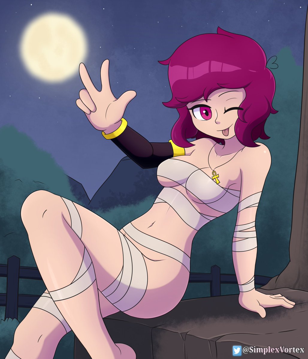 SimplexVortex's tweet image. 🎃💜 Happy Halloween! 💜🎃
Violet likes to wear bandages, and for the second time she wears them on Halloween... But, what do you think? Does she looks cute with them?

#Halloween #halloweencostume #halloween2024 #oc #originalcharacterart #originacharacter